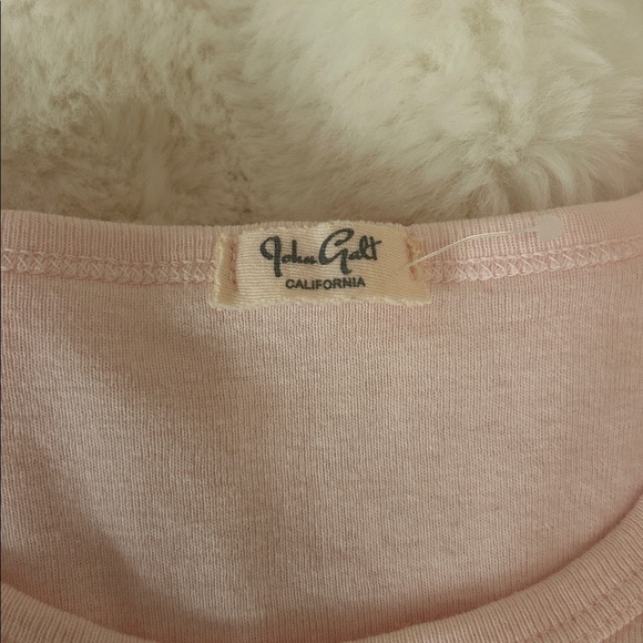 John galt/ Brandy Melville pink tee - Picture 3 of 3